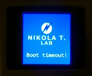 Figure 1: Boot Timeout Screen